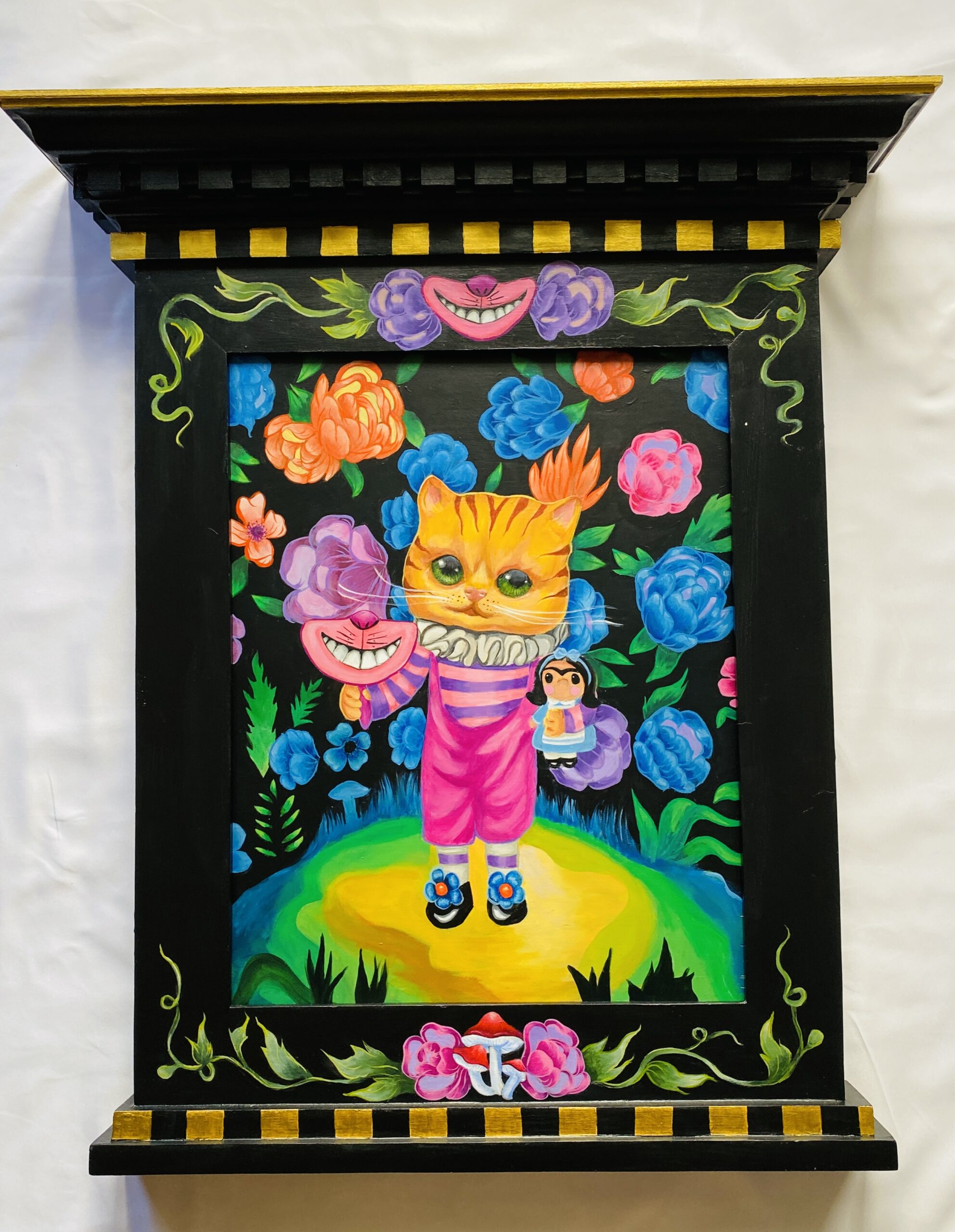 Smiles27 in. x 23.5 in.Acrylic on Wood Panel in a Tabernacle Frame